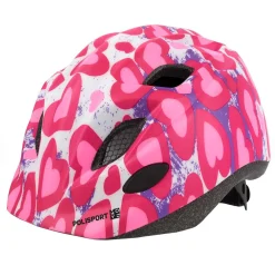 Kinderhelm glitter hearts Polisport