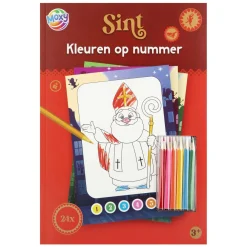 Kleuren op nummer Sint