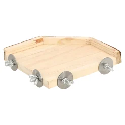 Knaagdier hoek plateau hout 17cm