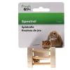 Knaagdier rol+bel hout 5cm