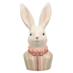 Konijn buste 26cm roze