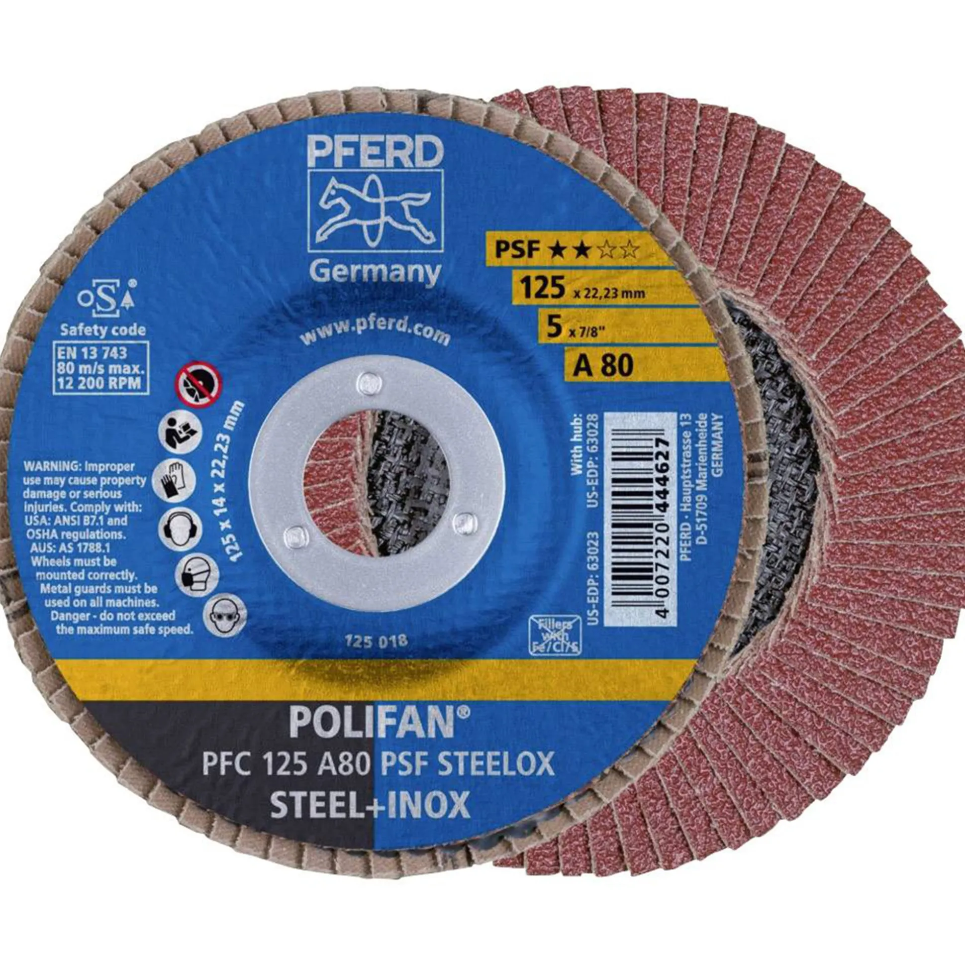 Lamellenschijf 80 PFC-125 A 80 PSF