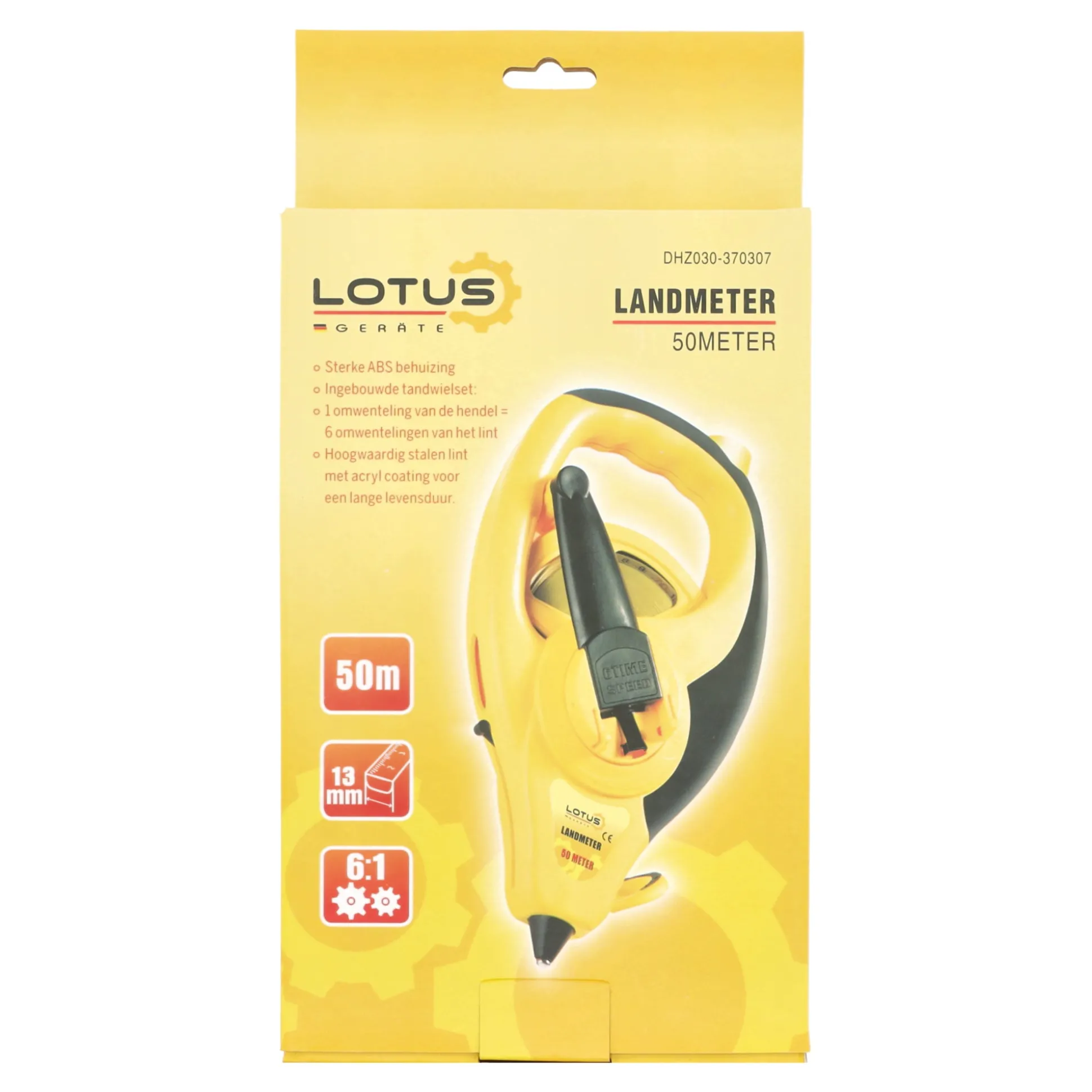 Landmeter 50m 10mm prof Lotus