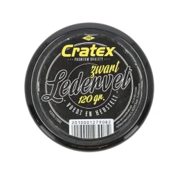 Ledervet 120ml zwart Cratex