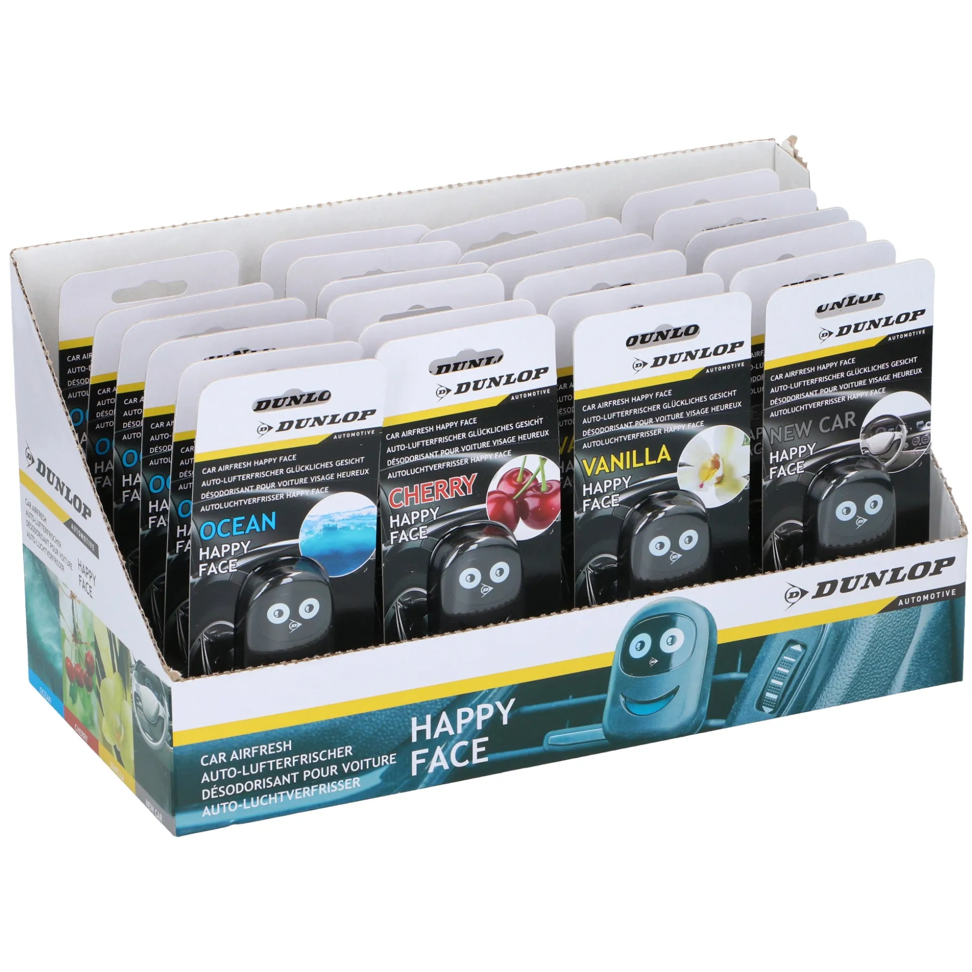 Luchtverfrisser happy face Dunlop
