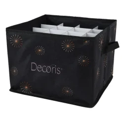 Opbergdoos kerstbal polyester