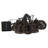 Partylight solar 10LED warm wit wicker