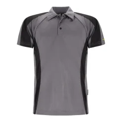 Poloshirt H Arvin grijs/zwart XS