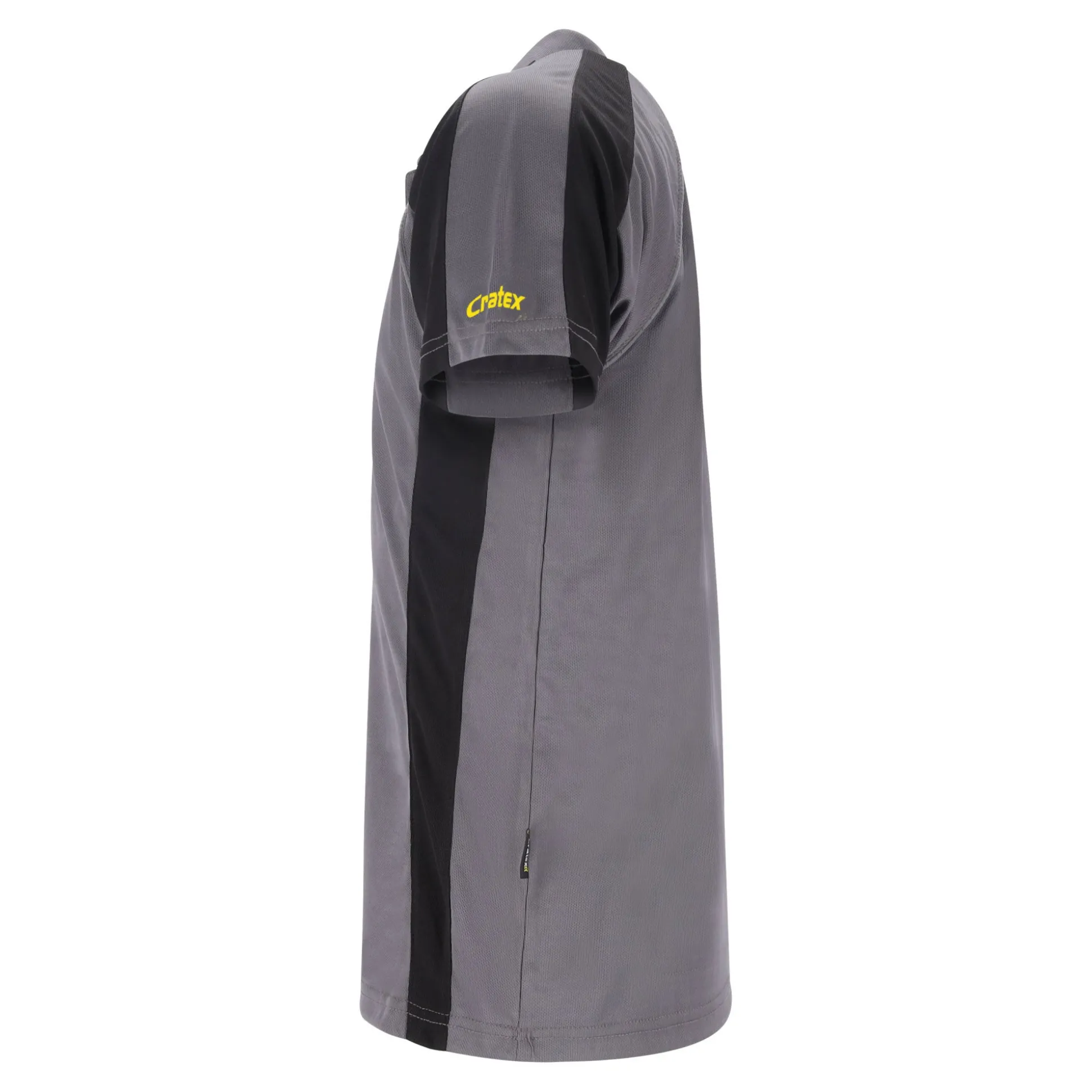 Poloshirt H Arvin grijs/zwart XS
