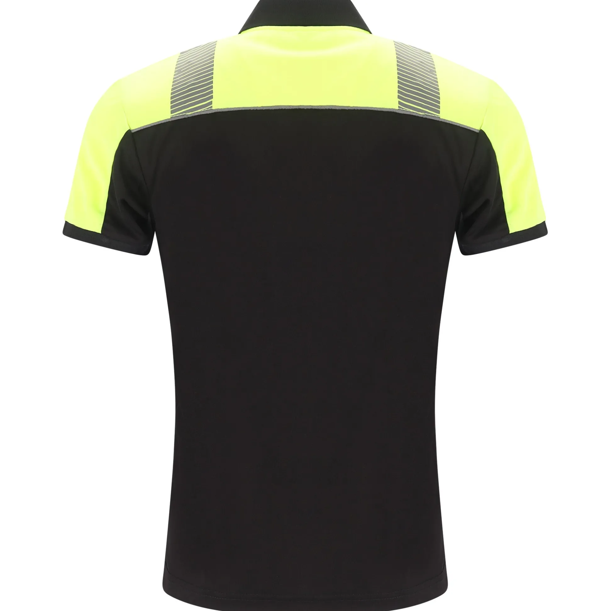 Poloshirt H Maurits zwart/geel M