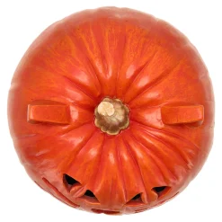Pompoen Halloween kat LED 25 cm