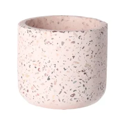 Pot cement roze 10 x 9 cm