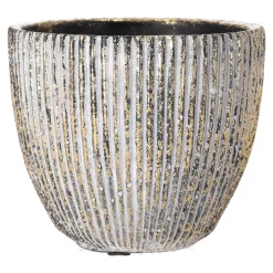 Pot Egg Cosmic Gold 14 cm