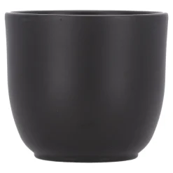 Pot Tusca rond zwart mat 9 x 10 cm