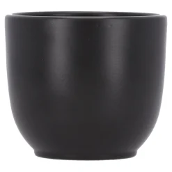 Pot Tusca rond zwart mat 7 x 8 cm