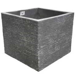 Pot Utah Cubi Washed Grey 23 cm