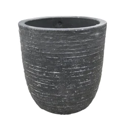 Pot Utah egg graphite 25 cm
