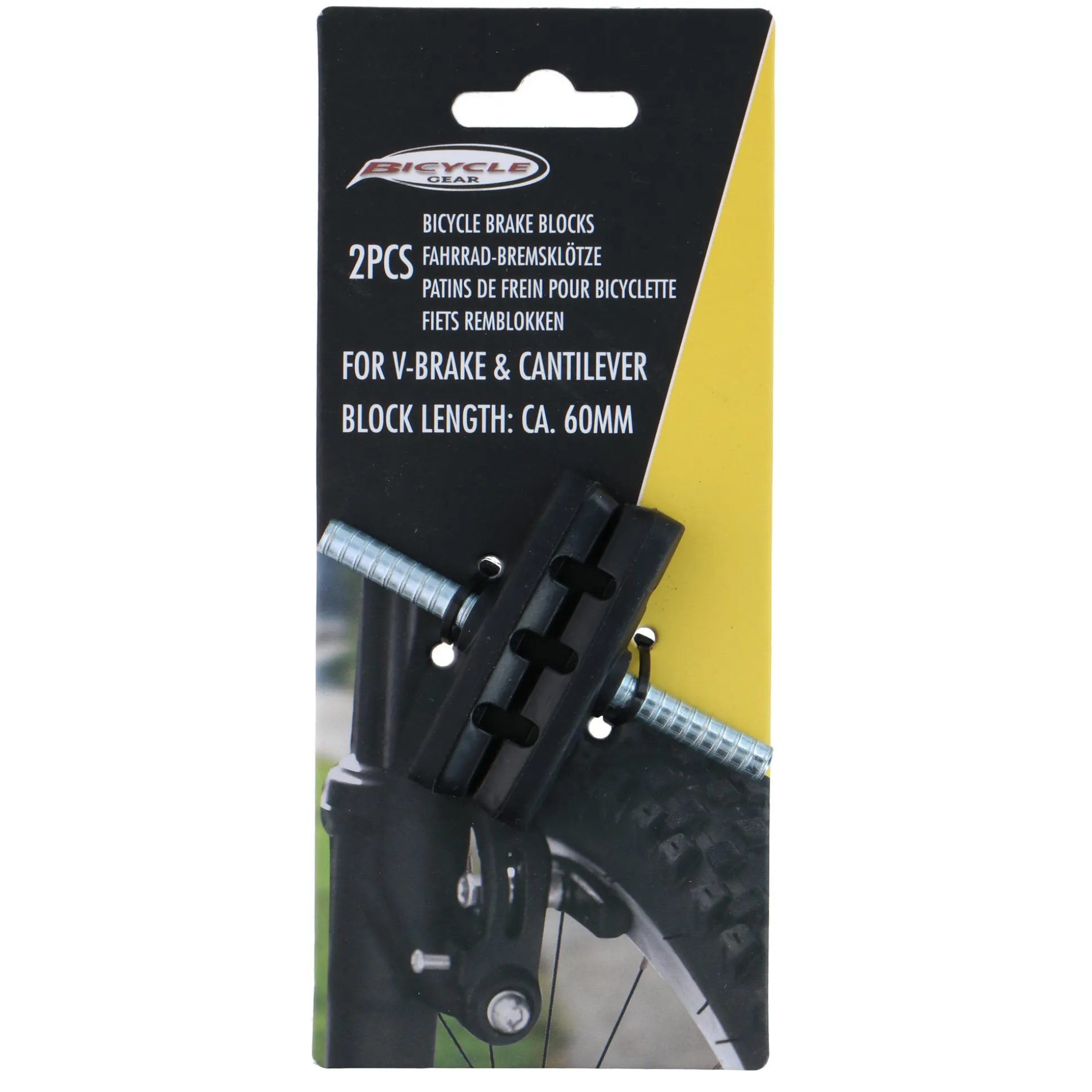 Remblokjes fiets 55g 2st Bicycle Gear
