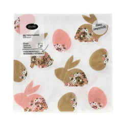 Servet 33x33cm blooming bunnies 20st
