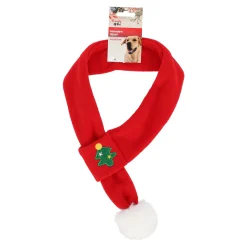 Sjaal kerst hond 34,5 x 7 cm