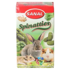 Snack knaagdier spinatties 45g