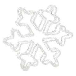 Sneeuwvlok acryl 80 LED warm wit