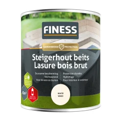 Steigerhoutbeits whitewash 750ml Finess