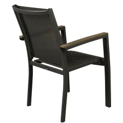 Stoel stapel Sangro Antraciet Bois le Duc