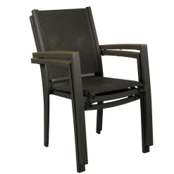 Stoel stapel Sangro Antraciet Bois le Duc