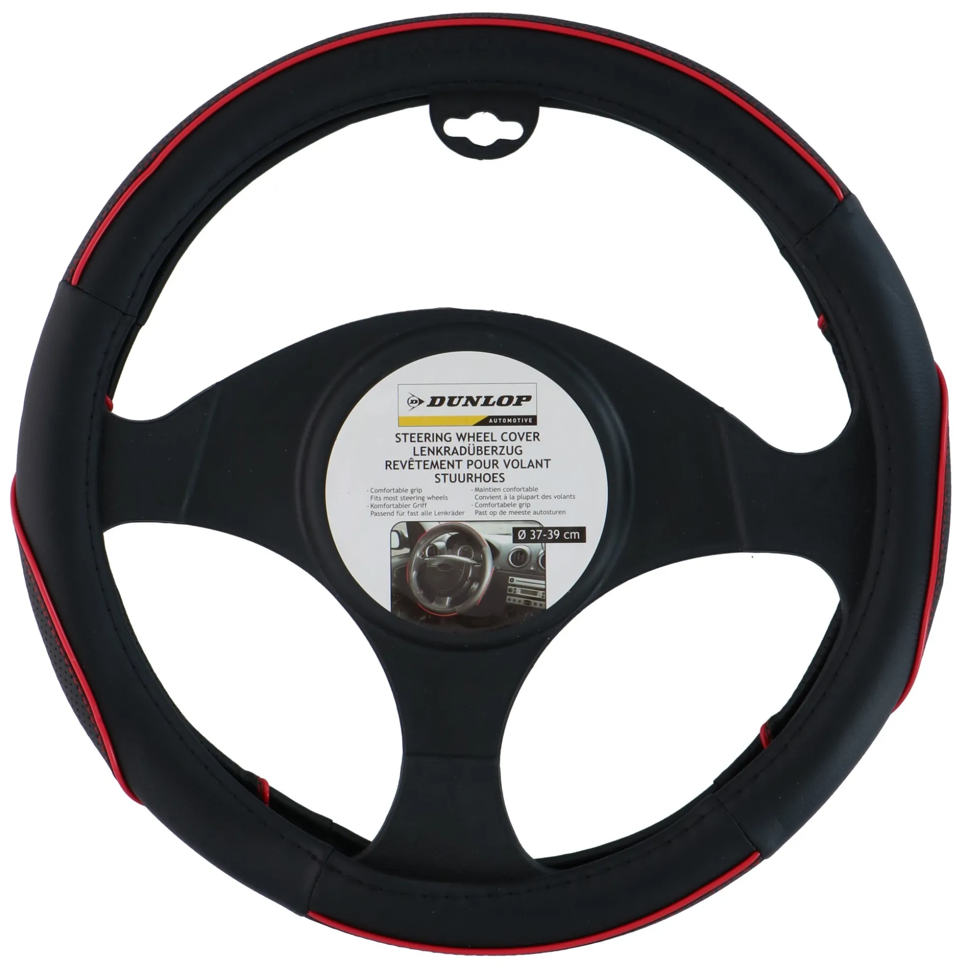 Stuurhoes 37-39cm rood PU Dunlop