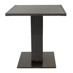 Tafel Perera 68x68cm zwart