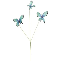 Tak vlinder blauw 75 cm