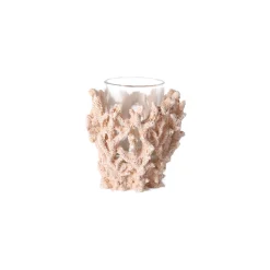 Theelichthouder koraal 8 cm