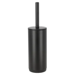 Toiletborstel met houder soft close zwart