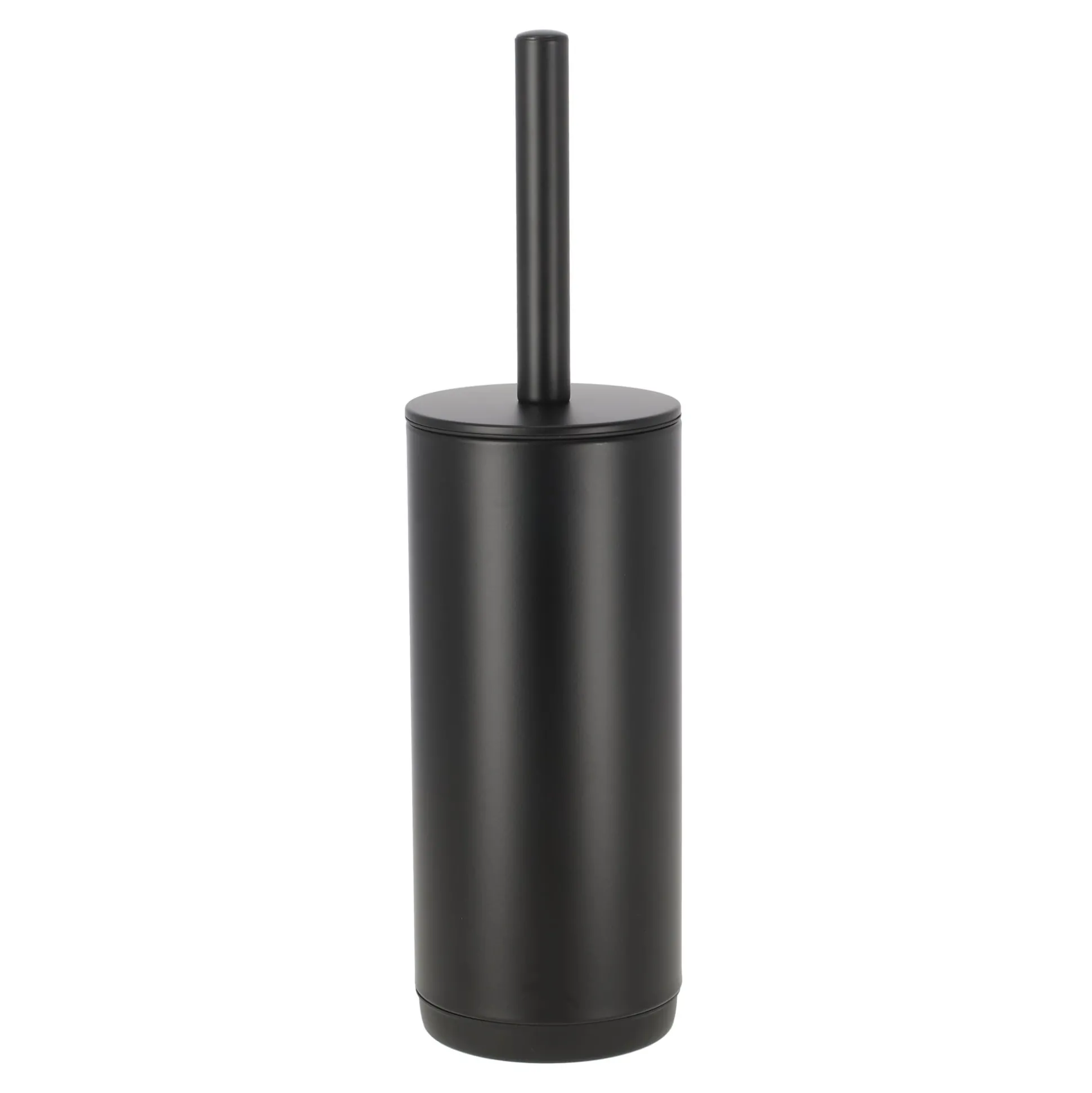 Toiletborstel met houder soft close zwart