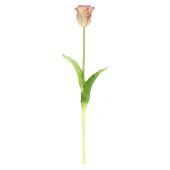 Tulp papegaai real touch 62 cm roze
