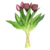 Tulp sil touch 32 cm mauve