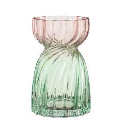 Vaas glas Alison groen 20 x 13 cm