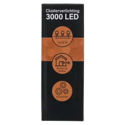Verlichting cluster 3000 LED classic gold