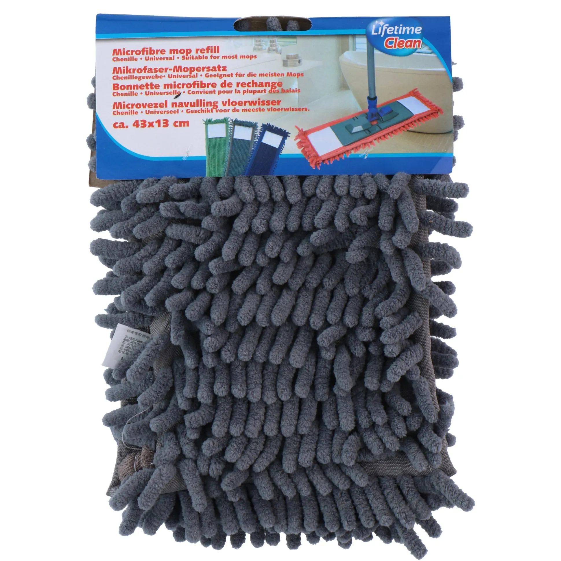 Vloermop navul 43x13cm