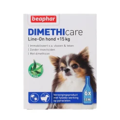 Vlooiendr hond dimethicare 15kg
