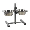 Voederbak duo met staander M RW007