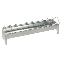Voederbak kip metaal 50 cm