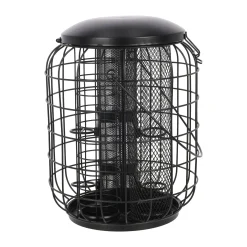 Voedersilo metaal zwart 3-in-1