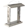 Voedersilo zaden Jony wit/grijs 26x13,5x28,7cm