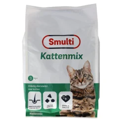 Voer kat mix 3 kg Smulti