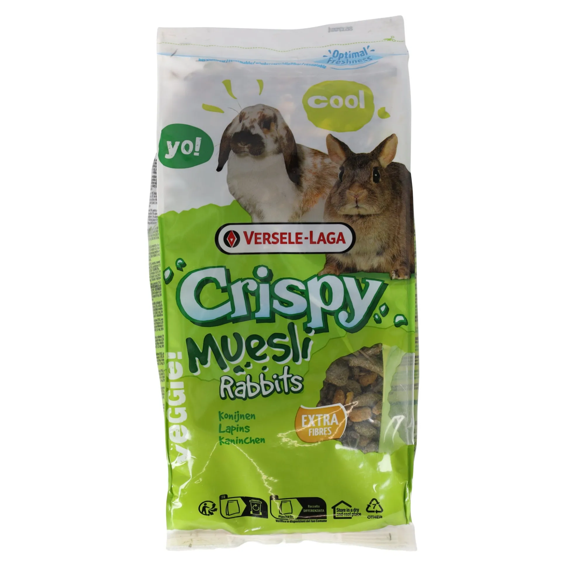 Voer voor knaagdieren en konijnen - muesli 2,75 kg