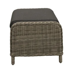 Voetenbank Olvera willow grey met kussen