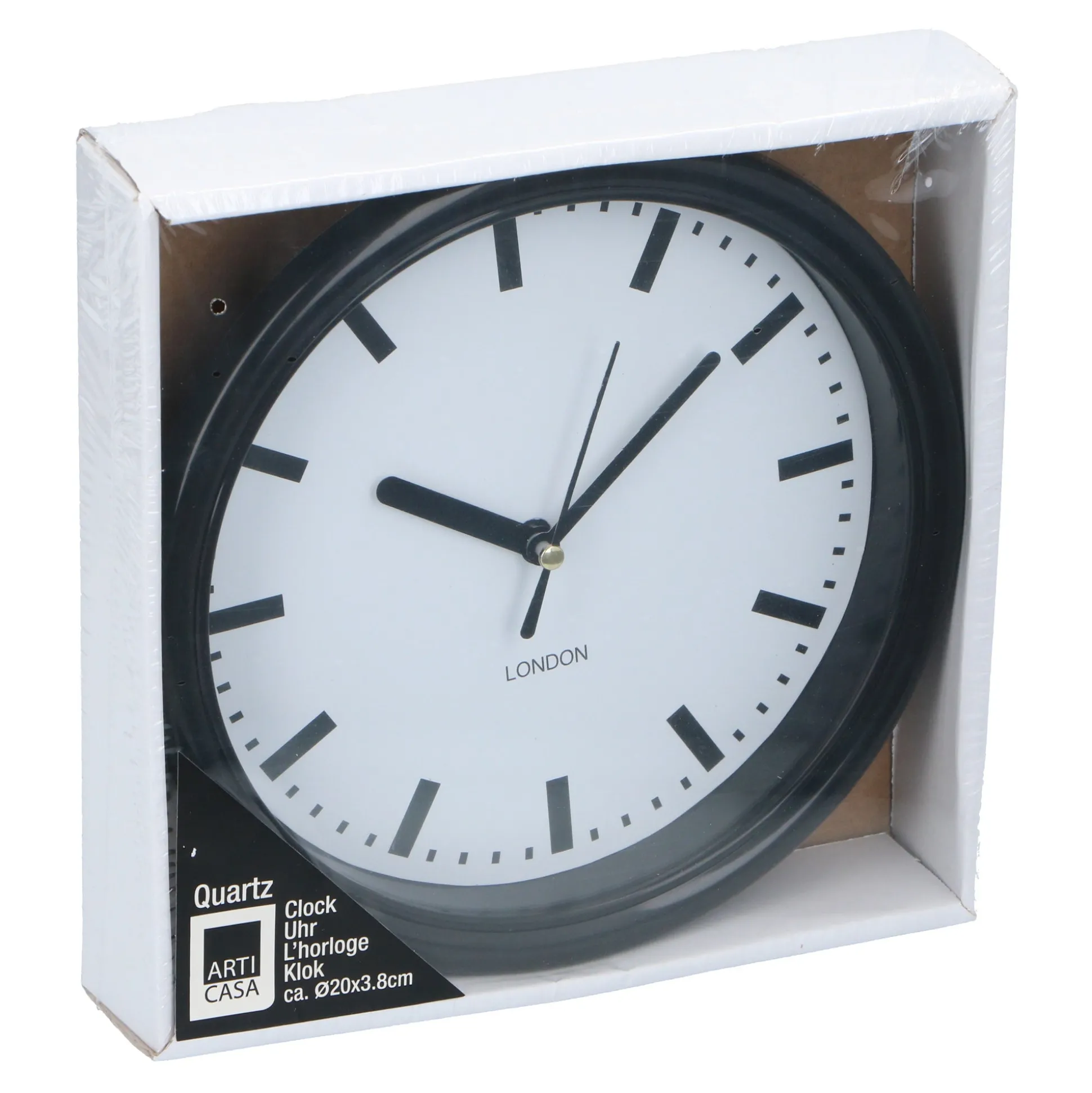 Wandklok 20 cm
