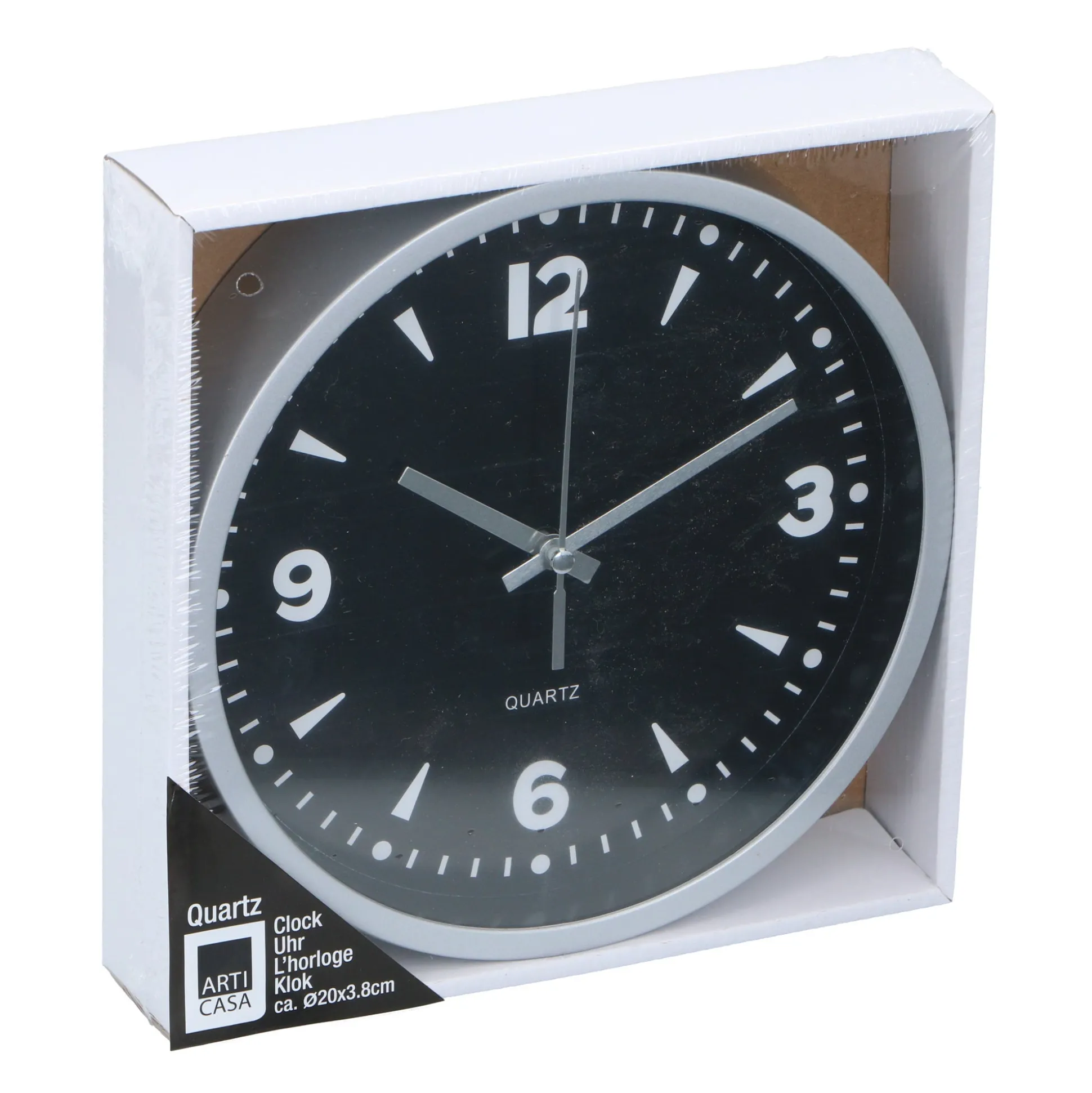 Wandklok 20 cm